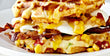 The Bacon and Egg Waffle Sandwhich